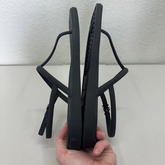 Crocs Miami Thong Black Flip Flop Heel Strap Sandals Shoes 209793 Womens size 10 - Picture 6 of 8